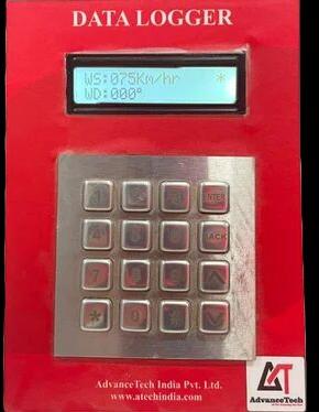 Red Portable Data Logger, For Industrial Usage