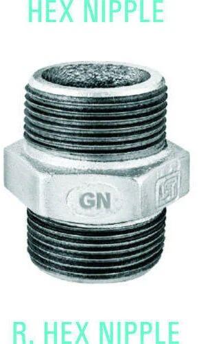 Chrome Plated GI Hex Nipple