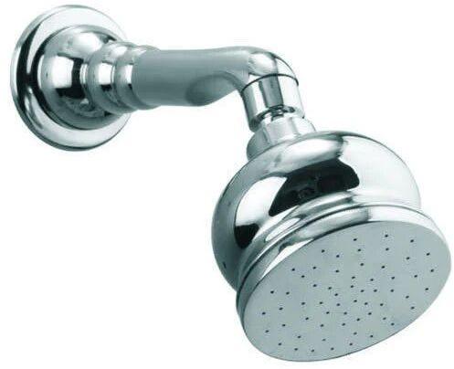 Chrome Plated Brass Overhead Bathroom Shower, Shape : Circular