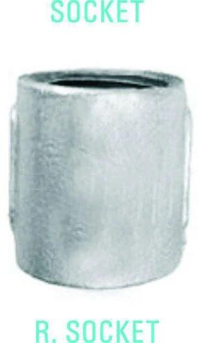 Stainless Steel Pipe Socket, Color : Silver