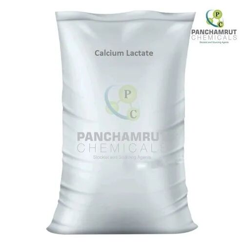 Calcium Lactate Powder, For Industrial, Packaging Size : 25 Kg