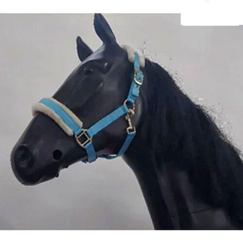 Sky Blue Nylon Horse Halter