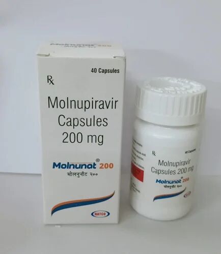 Molnupiravir, Packaging Size : Bottle Of 40 Capsules