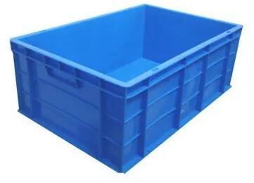 Blue Plastic Crates, Shape : Rectangular