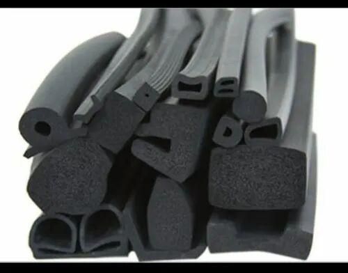 Round Epdm Rubber Profiles, For Industrial, Color : Black