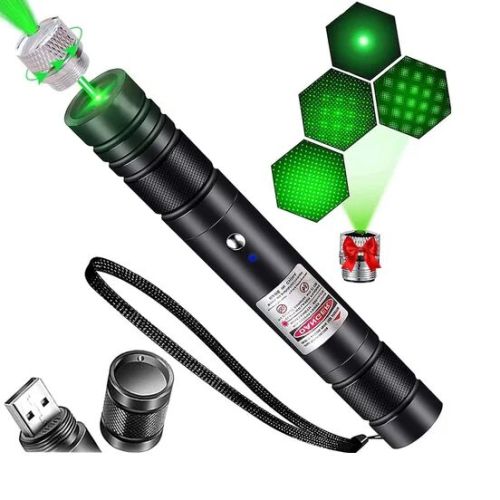 Polycarbon Green Laser Pointer, Packaging Type : Box