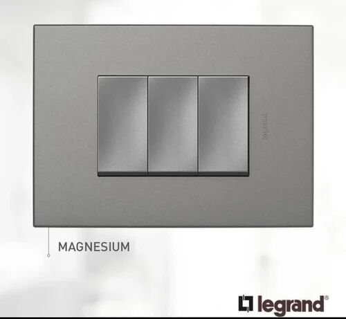 Polycarbonate Legrand Modular Switch, Color : Grey