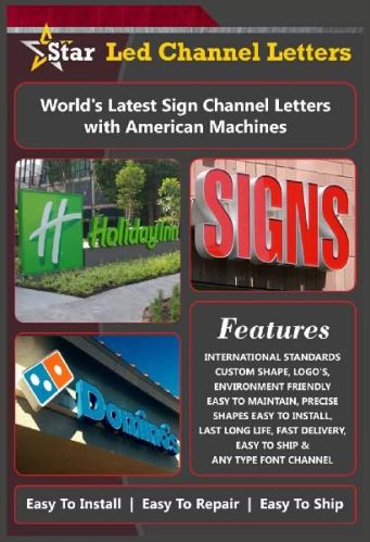 Star LED Channel Letters