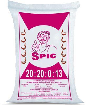 SPIC 20:20:0:13 Ammonium Phosphate Sulphate