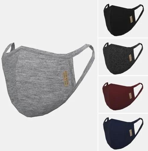 COTTON Face Mask, For Anti Pollution, Certification : SITRA