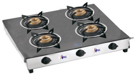 Four BURNER Platinum Gas Stove