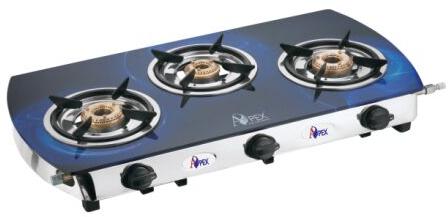 Triple BURNER DESIGNER Gas Stove