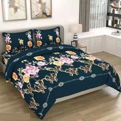 Printed Hotel Flannel Bed Sheets, Technics : Machine Made
