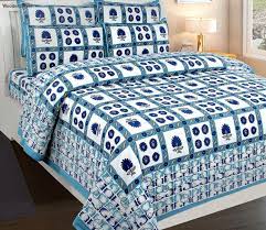 Multicolor Cotton Hotel Printed Bed Sheets, For Home, Size : Standard
