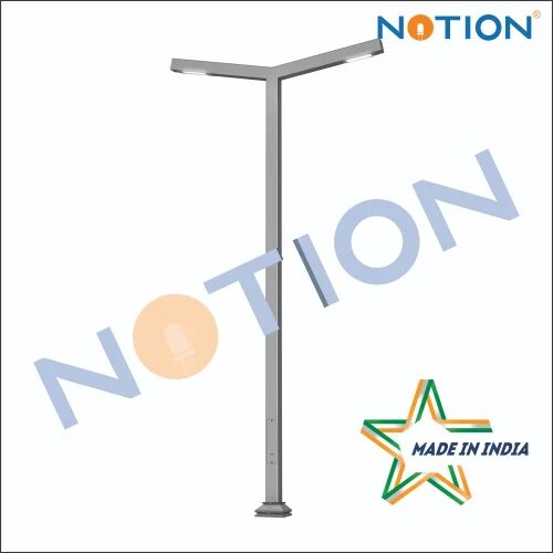 Aluminium LED Street Light Pole, For Outdoor