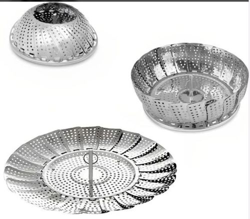 Syga Silver Stainless Steel Steamer