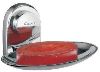 Stainless Steel Single Soap Dish, Color : Silver