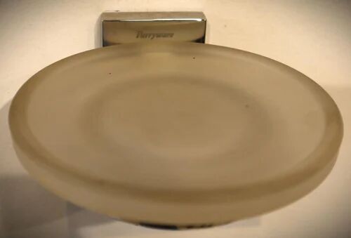 Round Fiber Soap Dish, Color : Transparent