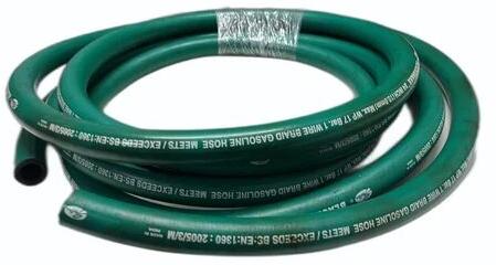 Green Round Rubber Gasoline Hose, For Automotive