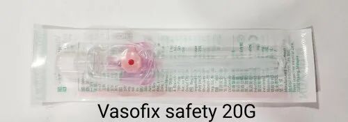 Polypropylene Vasofix Safety Cannula, Size : Medium