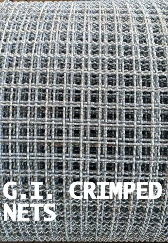 Silver GI Crimped Net