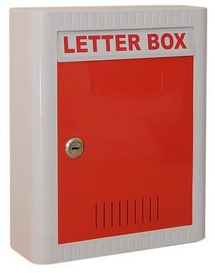 Plastic Letter Box, Color : Ivory