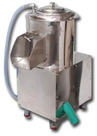 Stainless Steel Potato Peeling Machine, For Commercial, Power : 1-2 kW
