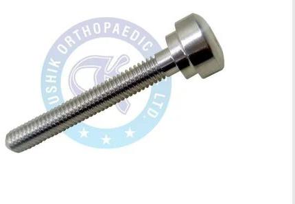 Silver Compression Screw, For Abdominal, Size : 4.3 Mm 6.5 Mm