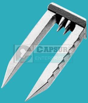 Capsur Titanium Spiked Staple, Certification : ISO, CE, FDA, Certification