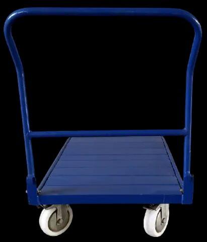 Mild Steel Foldable Platform Trolley, Color : Blue