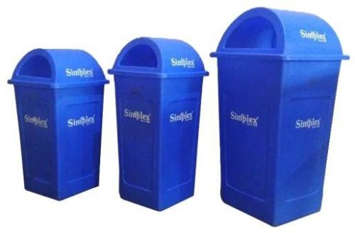 Blue Plastic Simplex Dustbin