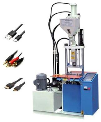 Vertical Injection Molding Machine With Double Station Two Molds 15 Ton