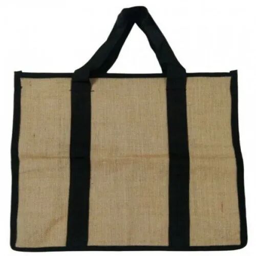 Vrinda Plain Jute Shopping Bag, Size : 15 X 06 X 17 Inch