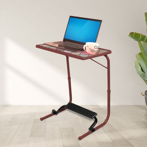 Table Magic Footrest MANDALA - Brown, For Bed Room, Home, Home Office, Living Room, Study Room