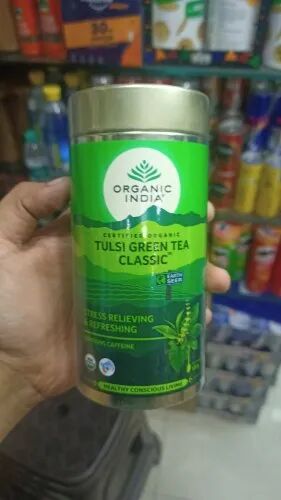 Organic India Green Tea, Packaging Type : Bottle