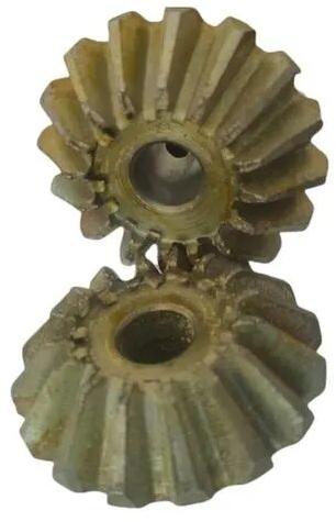 Round Polished Brass Bevel Gear