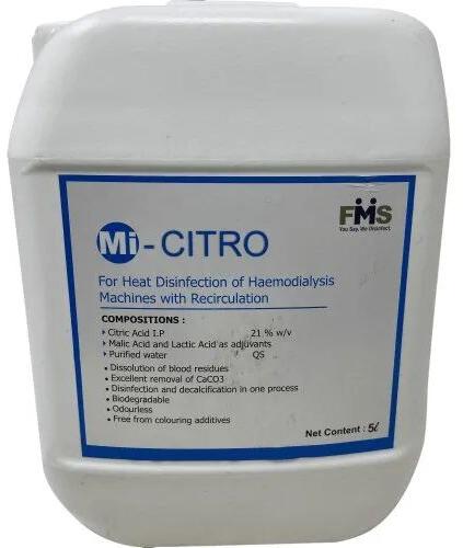 Mi Citro Hemodialysis Disinfectant