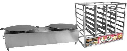 Stainless Steel Pao Bhaji Counter