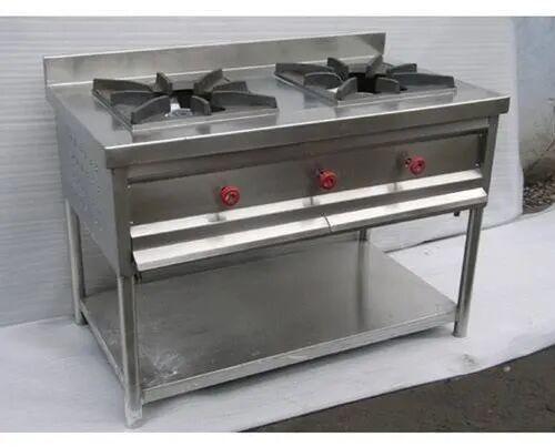 STAINLESS STEEL Two Burner Bhatti