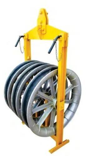 Mild Steel Three Sheave Aerial Roller