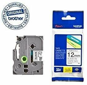 Label Tape, Color : Black On White