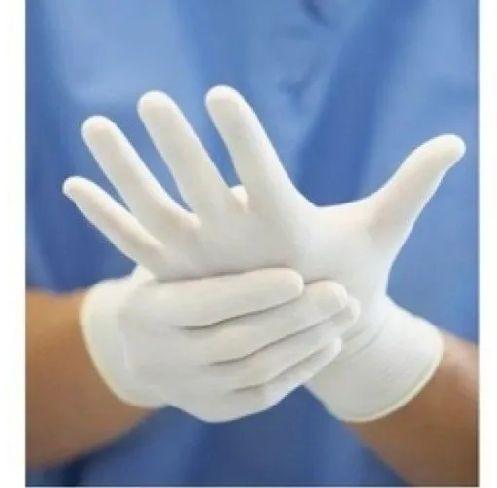 Latex Examination Gloves, Color : White