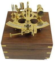 Calvin ANTIQUE SOLID BRASS SEXTANT