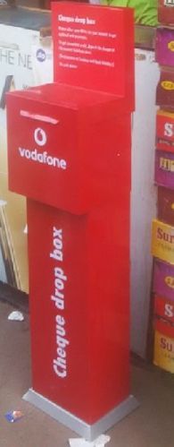 Cheque Drop Box, For Bank Use, Feature : Attractive Packaging, Biodegradeable, Fine Finishing, Long Lasting Shine