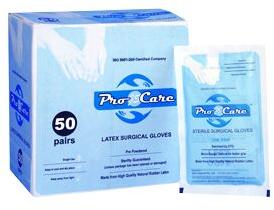 Sterile Surgical Gloves, Size : 6, 6.5, 7, 7.5, 8