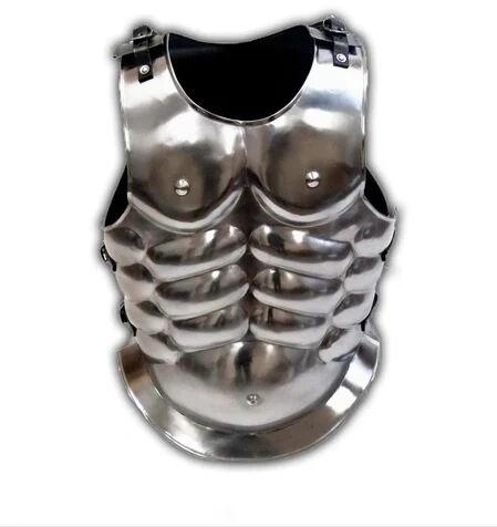 Stainless Steel Muscle Armour, For Decoration, Color : Silver