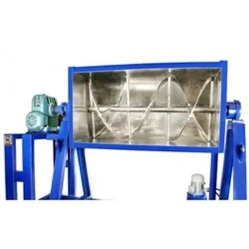 50/60 Hz Stainless Steel Heavy Duty Ribbon Blender, Capacity : 500L