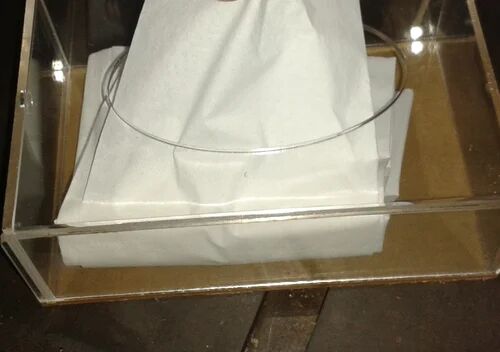 Rectangle Acrylic Tissue Box, For Office