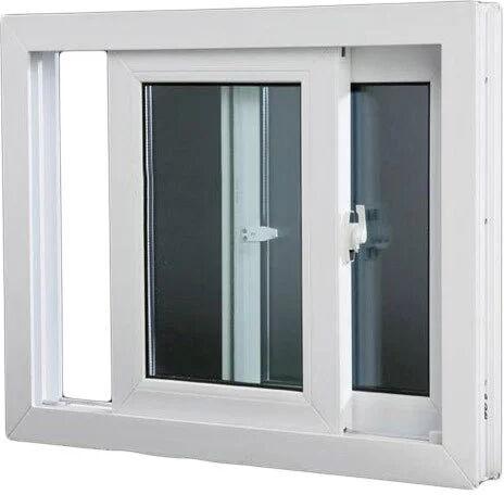 UPVC Sliding Window, Frame Color : White