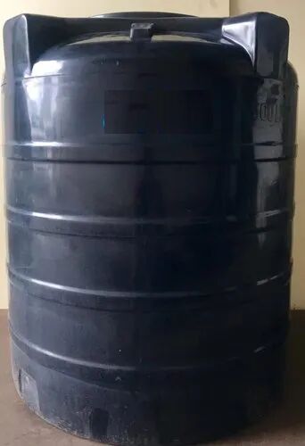 Ashish Black LDPE PVC Water Tank, Shape : Round